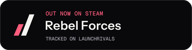 Dark launch badge for Rebel Forces