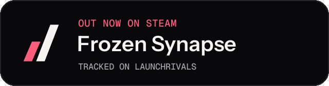 Dark launch badge for Frozen Synapse