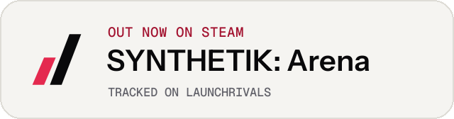 Light launch badge for SYNTHETIK: Arena