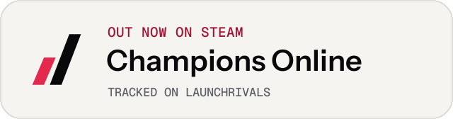 Light launch badge for Champions Online
