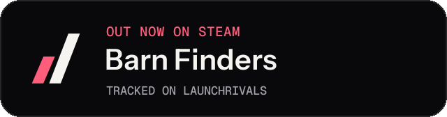 Dark launch badge for Barn Finders