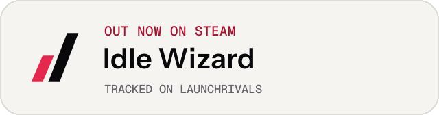 Light launch badge for Idle Wizard
