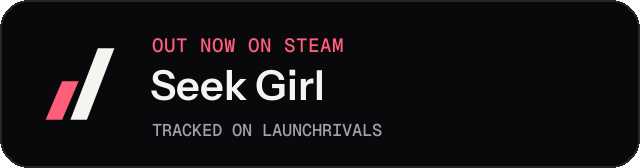 Dark launch badge for Seek Girl