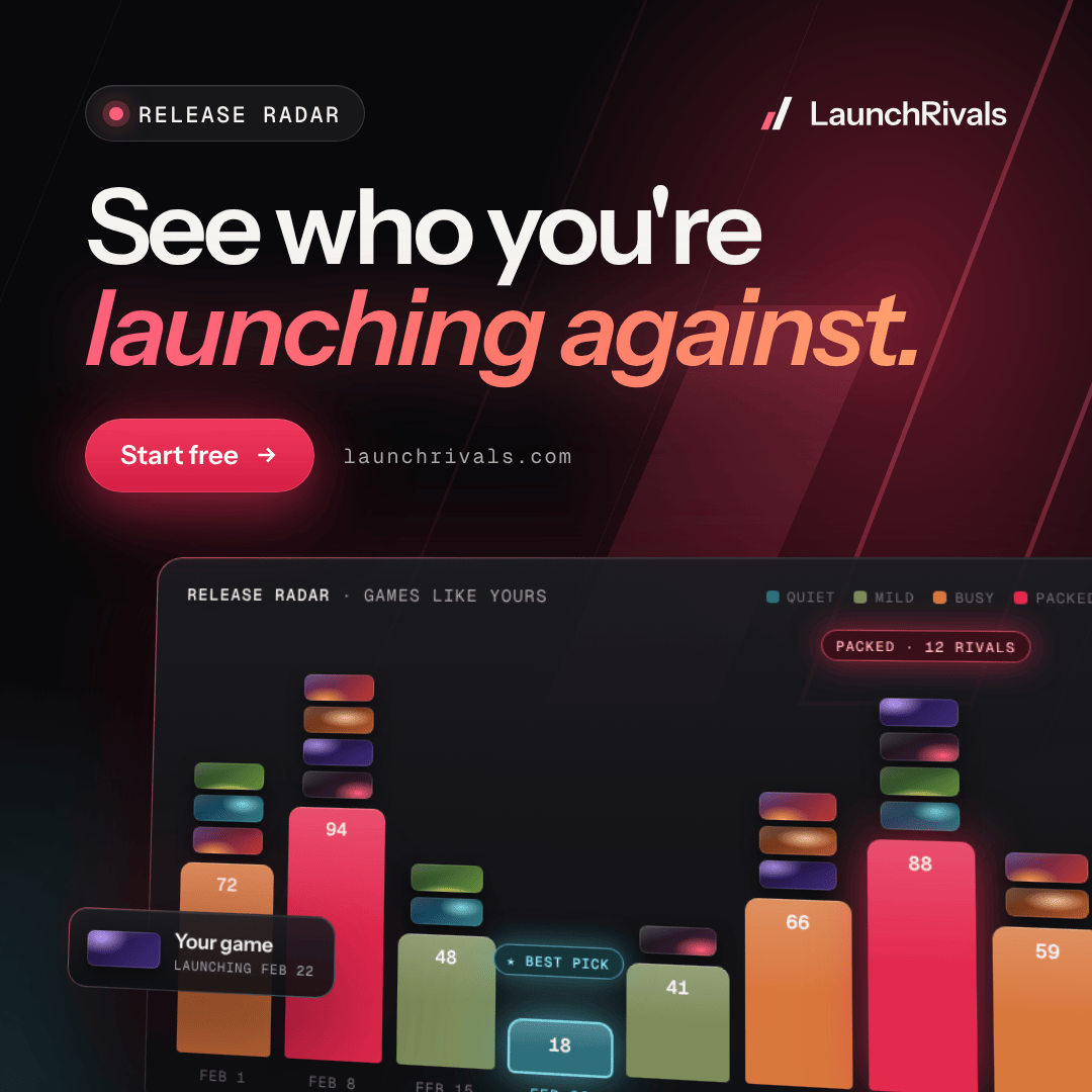 LaunchRivals banner: See who you're launching against.